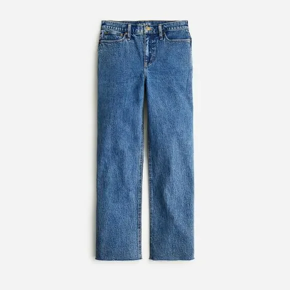 J. Crew Slim Wide-Leg Denim Jeans - Picture 1 of 5